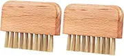 LIFKOME Wooden Nail Brush Set Gentle Bristles Nail Brush for Cleaning Men's Nail Care Multi-purpose Scrub Brush