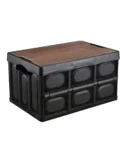 [SOGA] Car & Camping Foldable Storage Box Crate 34.5x22cm 18L in Black