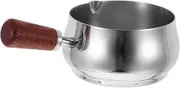 Homoyoyo Dipping Sauce Cup with Wooden Handle Individual Condiment Bowl for Steak Sauces and Salad Dips for Kitchen Use and Dining Experiences