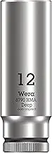 Wera 8790 HMA 1/4-inch Deep Socket, 12 mm x 50 mm Size