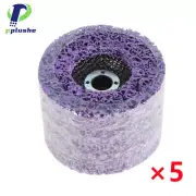 5PCS 100mm Poly Strip Disc Wheel Paint Rust Removal Clean For Angle Grinder Tool