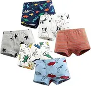 [SHERCHPRY] Baby Training Pants 6pcs Cotton Boys Underwear Rich Patterns Comfortable Fit Breathable Soft Material