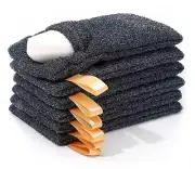 Antimbee 6-Pack Soap Pocket Exfoliating Soap Saver Pouch, Body Scrubber Rough Sp