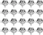 20Pcs Potentiometer Assortment Kit Single Turn Carbon Film Rotary Taper Component WTH1182W for Mixers Stereos Car Stereos Televisions Power Amplifiers Electronic Equipment (4k7)