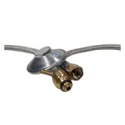 LPG Gas Regulator and Hose|POL to 3/8 SAE| Suits Weber|Sizzler BBQ