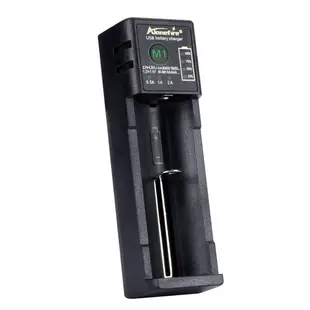 Alonefire M1 AA/AAA 可充電電池充電器 1.2V/3.7V/3.2V NiMH 18650/26650