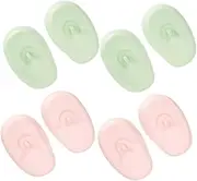 WRITWAA Professional Home Tool 4 Pairs Silicone Ear Covers for Hair Dye Heatproof Ear Protectors