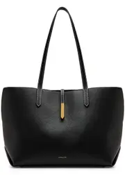 Demellier Tokyo Grained Leather Tote - Black ONE SIZE