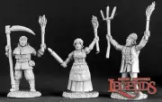 TOWNSFOLK VIII: VILLAGE MOB Reaper Miniatures Dark Heaven Legends REM03123 D&D