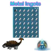 Ark Survival Ascended PVE - Metal Ingots / Ingots / Lingotes - XBOX/PC/PS5 - ASA