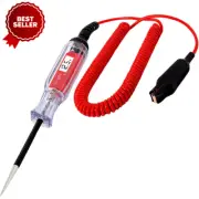 3-48V Automotive Test Light Digital LCD Circuit Tester with 140 Inch Extended Sp