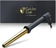 GL506 Professional Curling Iron Curler for All Hair Types – 5 Year Guarantee (Gold)