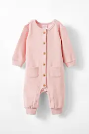 [Cotton On Kids] Cotton On Kids - Organic Waffle All-In-One - Zephyr marle 3-6M ZEPHYR MARLE