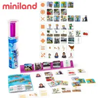 在飛比找momo購物網優惠-【西班牙Miniland】時間排序認知-兒童版5-6歲(親子