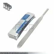 1 SCALPEL KNIFE HANDLE #4 + 20 STERILE SURGICAL BLADE #21