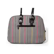 New Sassy Caddy Golf Women's Ritzy Messenger Bag Grey/Hot Pink/Black