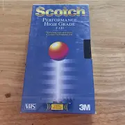 Scotch Performance High Grade T-120 VHS Tape (New & Sealed)