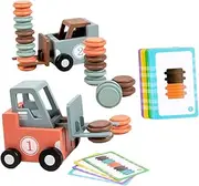 INOOMP 1Set Forklift for Realistic Engineering Car Model for Creative Learning Present for Birthdays Holidays Encourages Imagination Preschool