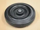 2 of 4" Black Rubber WHEEL for castor wheelbarrow cart hand trolley replacement