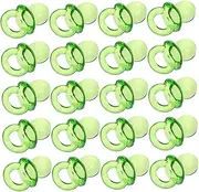 GETAJGHSD 200pcs Mini Pacifier Decoration Pacifiers for Shower Shower Cupcake Toppers Boy Pacifiers for Breastfed Babies Shower Souvenirs Shower Pacifier Game