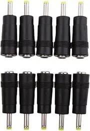 MagiDeal 10 Pcs 4.0x1.7mm Male to 5.5x2.1mm Female Connection Adapter for Laptop
