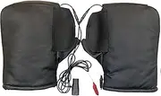 Heated Motorcycle Grips, Adjustable Handlebar Grips, Motorcycle Handlebar Muffs, Temperature Control Grips, Hand Warmer Grips, Motorbike Heated Grips, Ergonomic Handlebar Grips