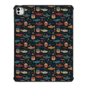 iPad Pro 13-inch (M4) iPad Impact Case Pattern Fishing Salmon Trout Fishing Bait Hat Bear