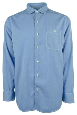 Tommy Bahama Men's Big & Tall Check Long Sleeve Button Up Shirt Blue 2XLT