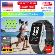 Fitness Tracker with Heart Rate, Blood Oxygen Monitoring & Waterproof Design
