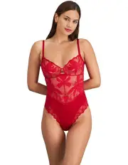[me. by bendon] Margot Estelle Bodysuit in Jester Red