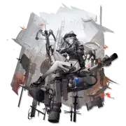 Schwarz Skyline Arknights Sticker 6" Anime Car Decal