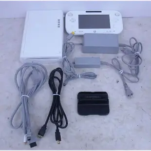 遊戲歐汀 Wii U 主機 白色款 無書盒 送５片 WII 遊戲