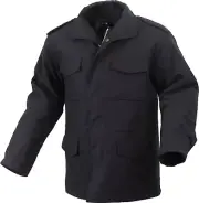 Black Military M-65 Field Coat Army M65 Jacket with Liner