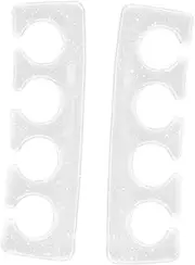 Baluue 2pcs Manicure Finger Splitter Grooming Tools Nail Art Tools Toe Dividers Nail Tools for Nail Art Toe Seperator Small Toe Spacer Pedicure Toe Separators Transparent