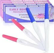 SHENGSEN 4 Packs Fake Pregnancy Test Strips,Always Positive Early Pregnancy Test Kit,Prank HCG Pregnancy Rapid Test for April Fools' Joke Gag,Blue & Pink