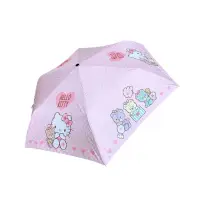 在飛比找蝦皮購物優惠-正版授權 kitty 凱蒂貓 抗UV折傘 輕量摺疊傘 三折傘