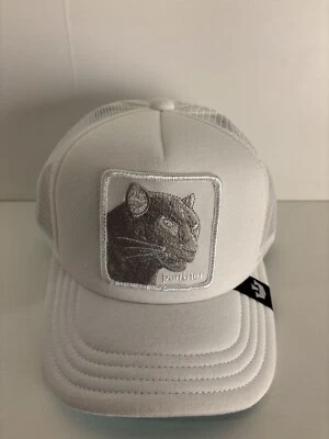 Goorin Bros YOUTH Trucker HAT Panther White (top) Blue (bottom) Hat NEW