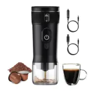 Portable Coffee Maker Mini Espresso Coffee Machine 100W Car Coffee Maker Self...