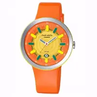 在飛比找Yahoo!奇摩拍賣優惠-百聖牛 PASNEW繽紛果凍電子錶 -橘 /42mm