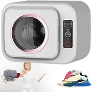 Compact Mini Vented Tumble Dryer Portable Freestanding Table Top Dryer Electric Clothes Dryer Mini Spin Dryer Perfect For Counter Top Use (Color : White)
