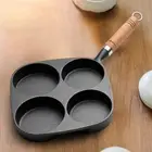 4 Hole Frying Pot Pan Egg Pancake Steak Pan Breakfast Egg Pan Egg Burger Ham Pan