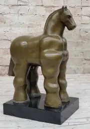 Fernando Botero ‘Horse’ Modern Abstract Design Collectible Bronze Sculpture Sale