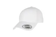 Flexfit Unisex Adult Premium Snapback Cap (White) (One Size)