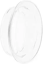 SOLUSTRE Transparent Glass Teapot Lid Replacement Heat Resistant Cover for Tea Kettle Easy to Install Accessory for Sealing Flavor Aroma Compatible with Various Teapots