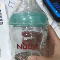 在飛比找蝦皮購物優惠-Nuby 自然乳感系列 寬口徑 防脹氣 玻璃奶瓶 150ml