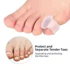 2Pcs=1Pair Orthopedic Tail Finger Toe Splitter Spacers Toe Separator