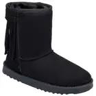 NEW Fringe Furry Vegan Shearling Suede Women's Boots NIB