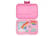 YUMBOX Tapas Lunch Box 4 compartment Kids Lunchbox Capri Pink Rainbow