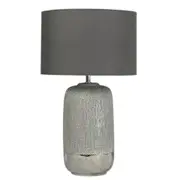 Telbix Lighting Misty Table Lamp - Silver / Grey
