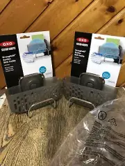 Lot Of 2 OXO Good Grips StrongHold Suction Sink Caddy New